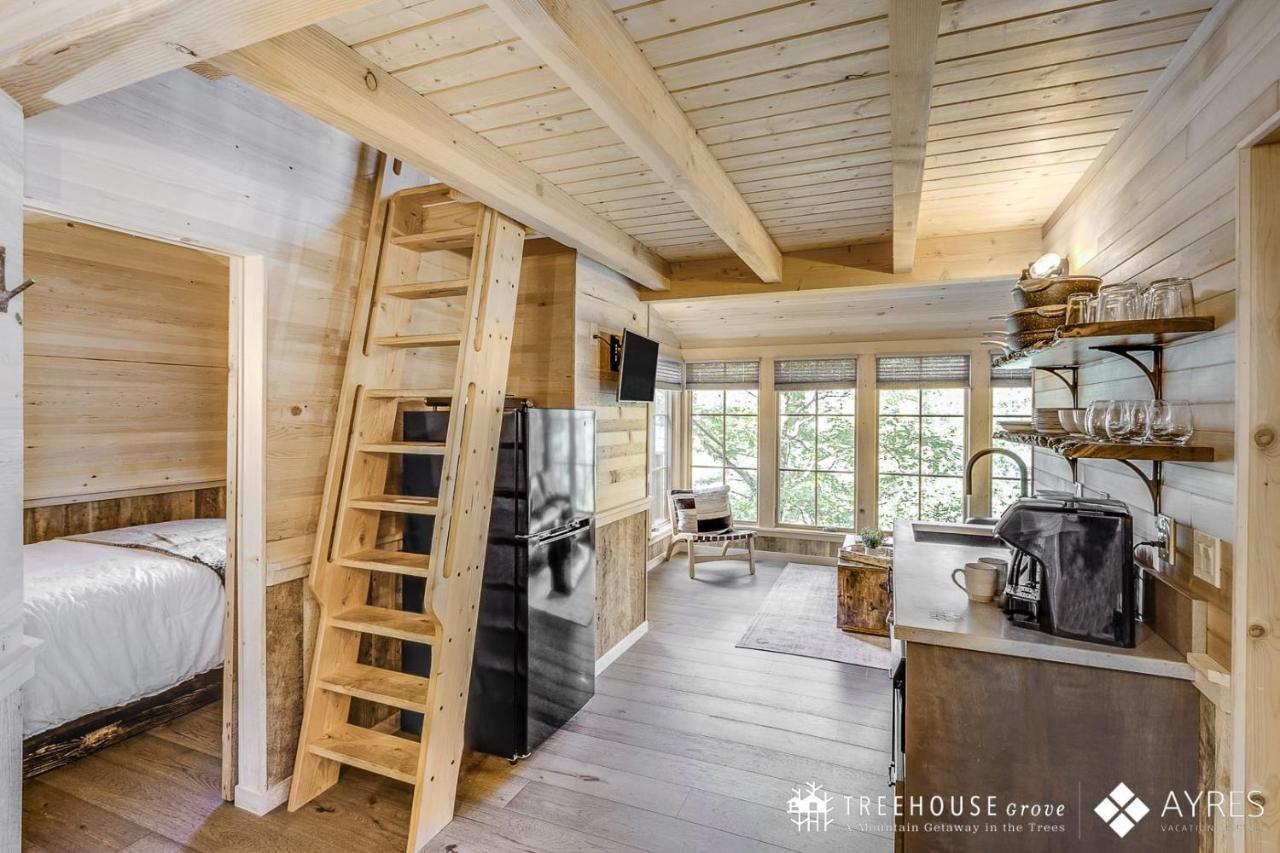 The Blackjack Oak In Treehouse Grove At Norton Creek جاتلينبرج المظهر الخارجي الصورة