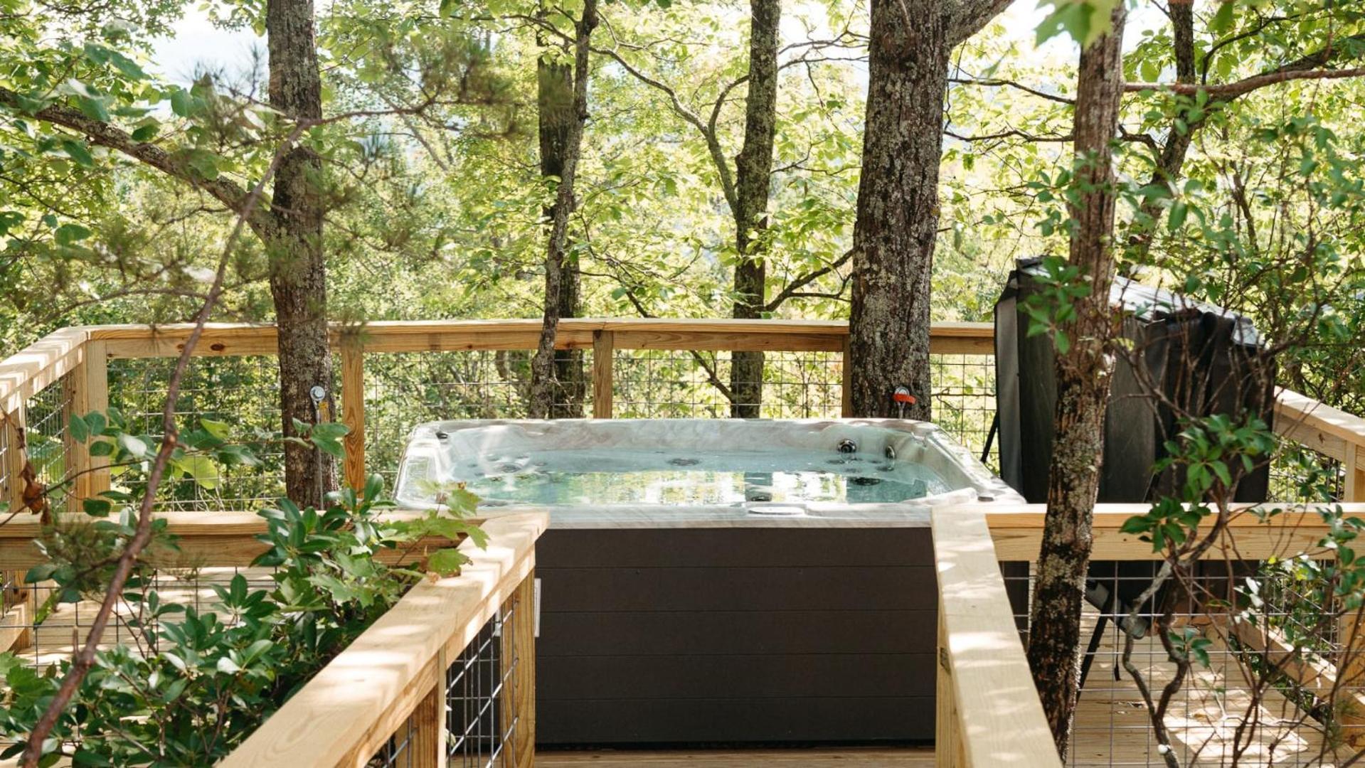 The Blackjack Oak In Treehouse Grove At Norton Creek جاتلينبرج المظهر الخارجي الصورة