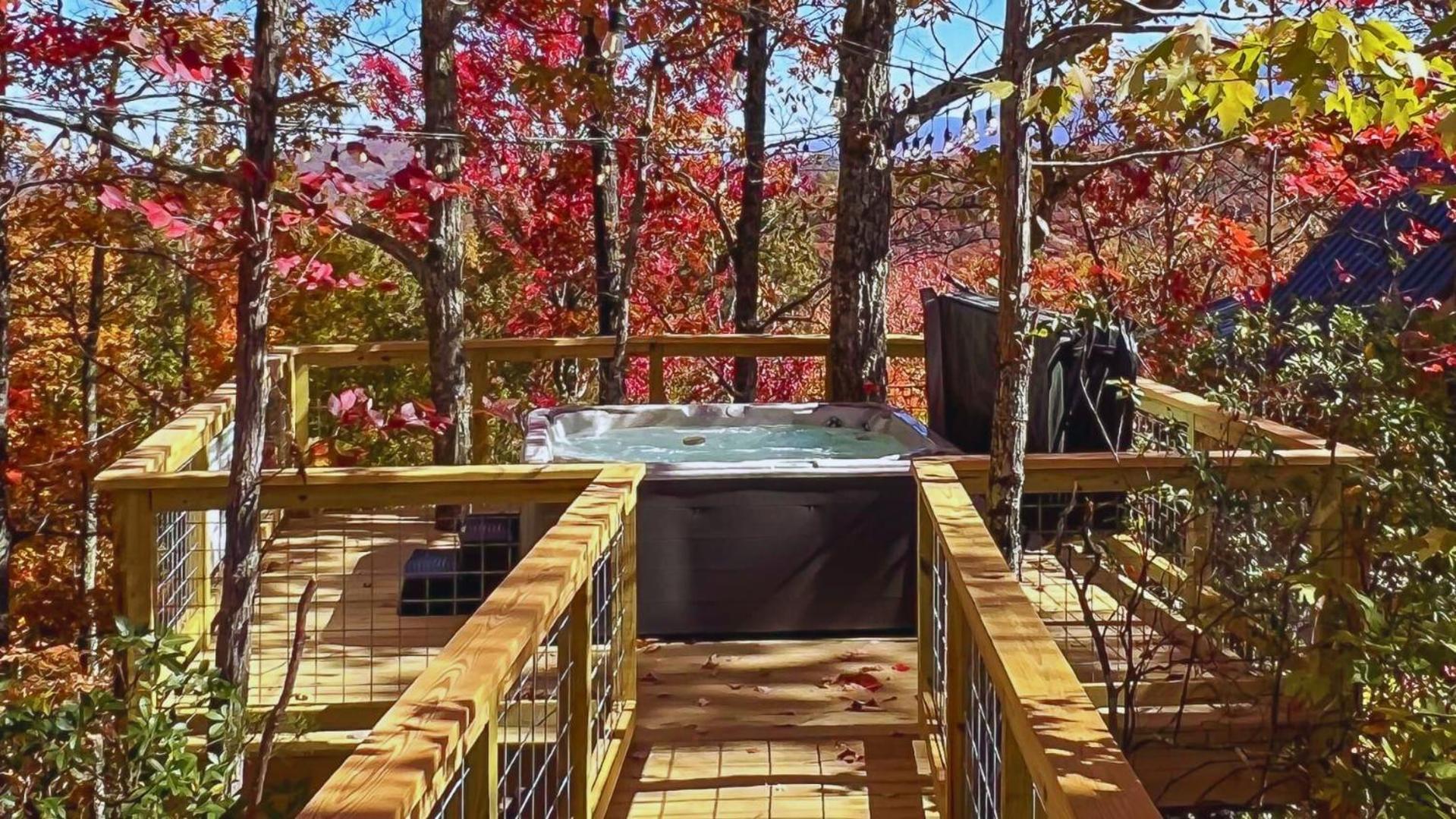 The Blackjack Oak In Treehouse Grove At Norton Creek جاتلينبرج المظهر الخارجي الصورة