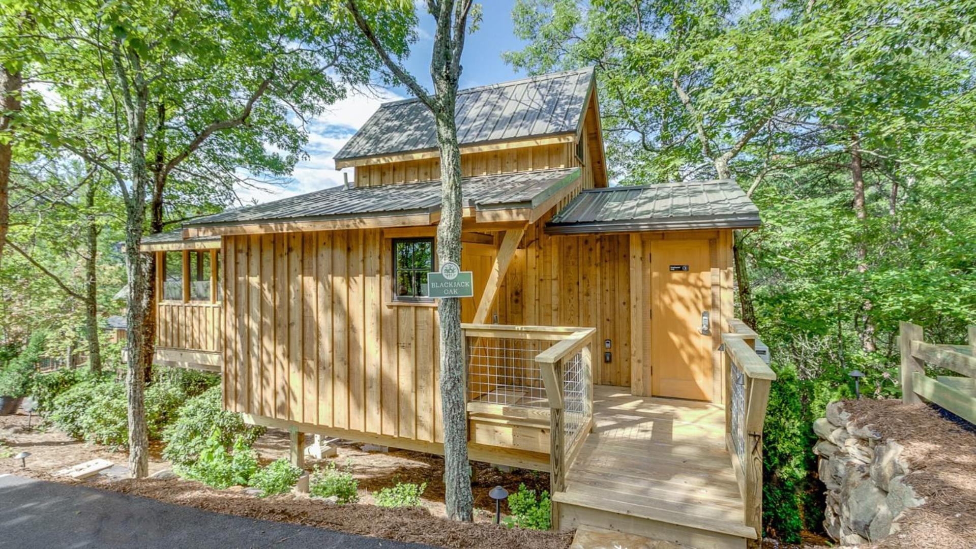 The Blackjack Oak In Treehouse Grove At Norton Creek جاتلينبرج المظهر الخارجي الصورة
